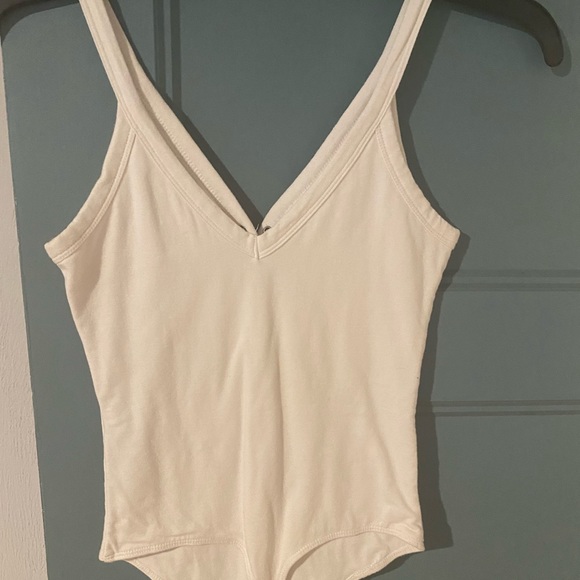 Abercrombie & Fitch Tops | Abercrombie Fitch White Bodysuit | Poshmark